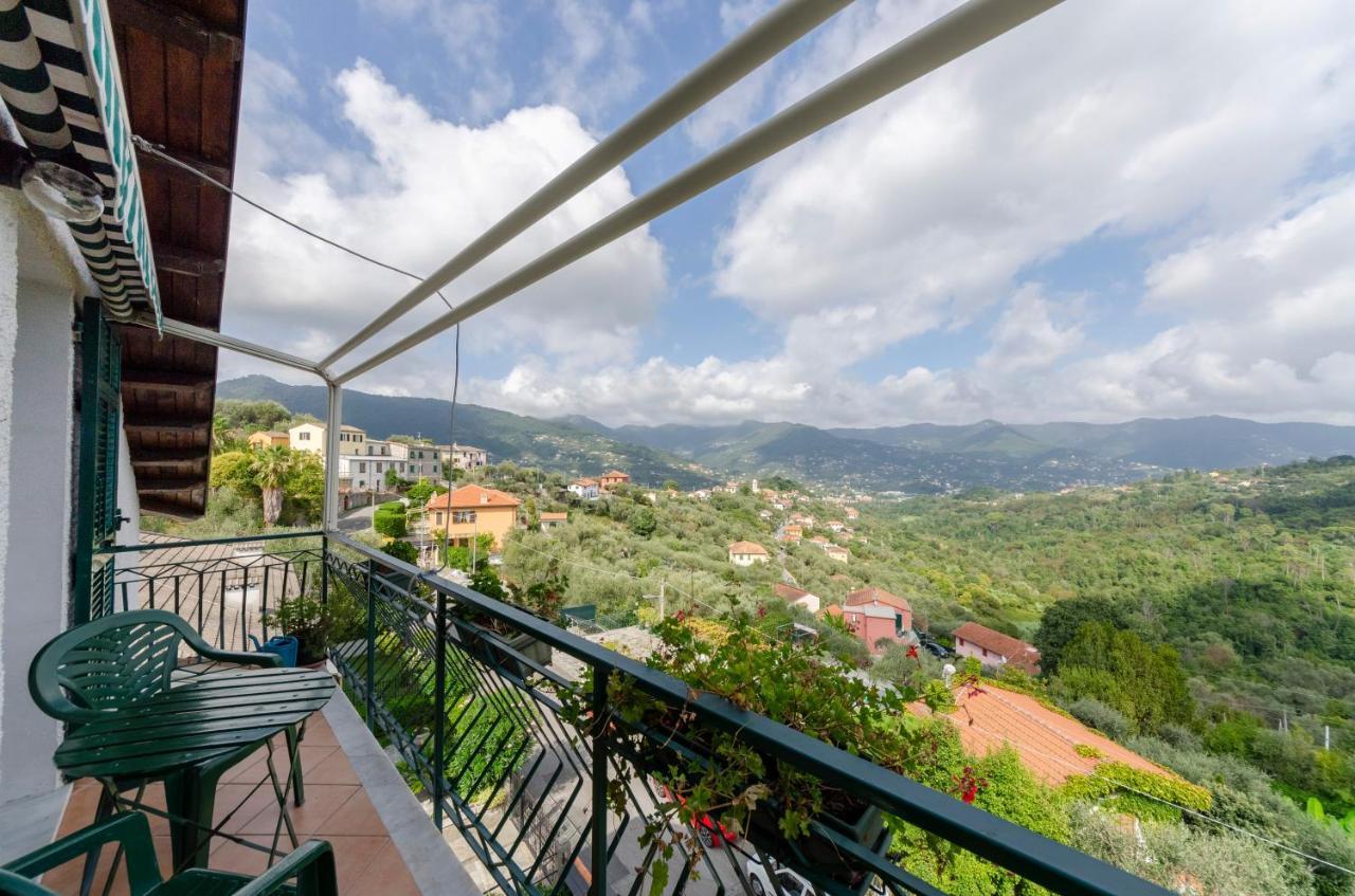 Ca' Do Pescou, Charming 2,Bedroom Apartment With Stunning Hill Views Overlooking The Greenery Rapallo Dış mekan fotoğraf